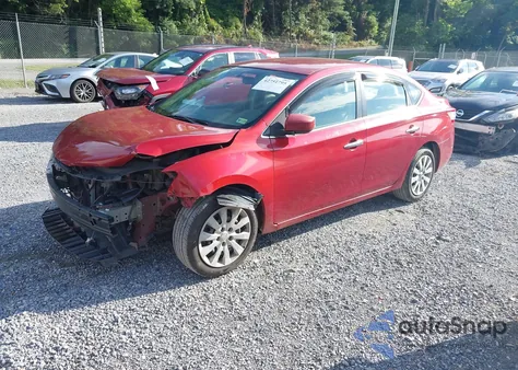 2013 Nissan Sentra S/Sv/Sr/Sl z USA, uszkodzony, nr VIN 3N1AB7AP1DL753275